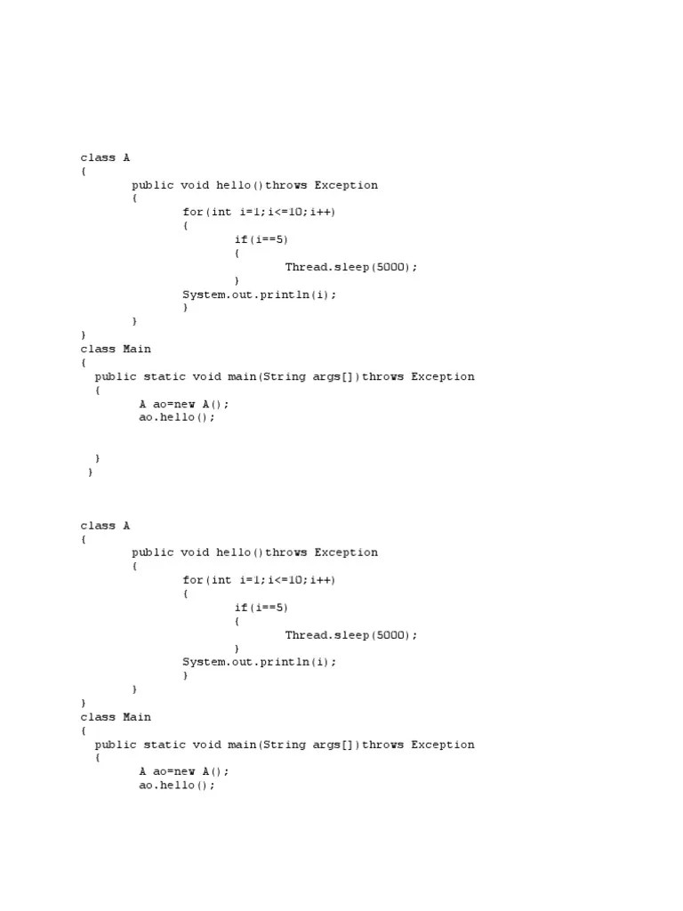Java exception handling examples with try catch and printStackTrace