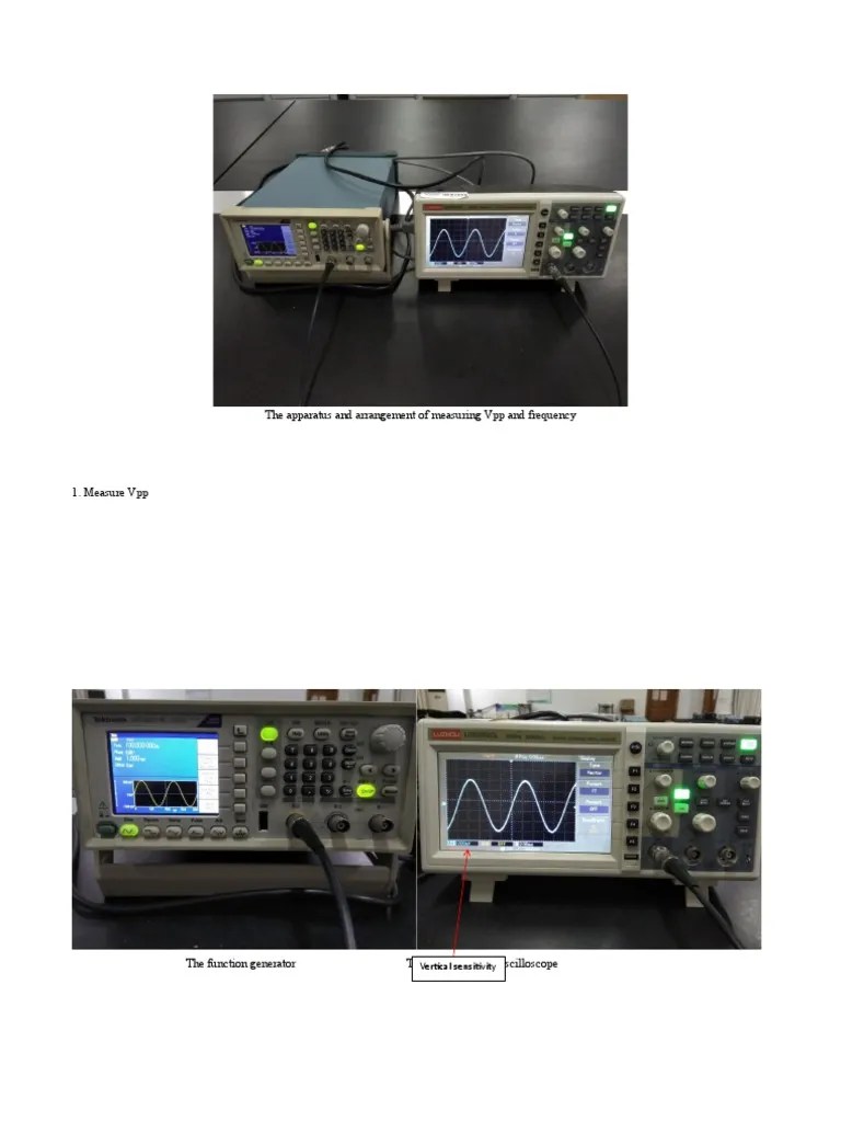 Exercises of Electronic Oscilloscope Experiment PDF