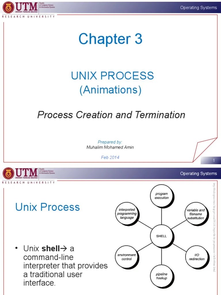 An Overview of Unix Process Creation and Termination Using fork(), exec(), and exit() System