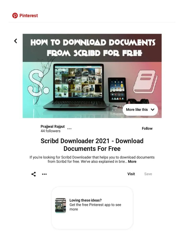 Scribd Downloader Writing Prompts, Audio Books, Accounting PDF