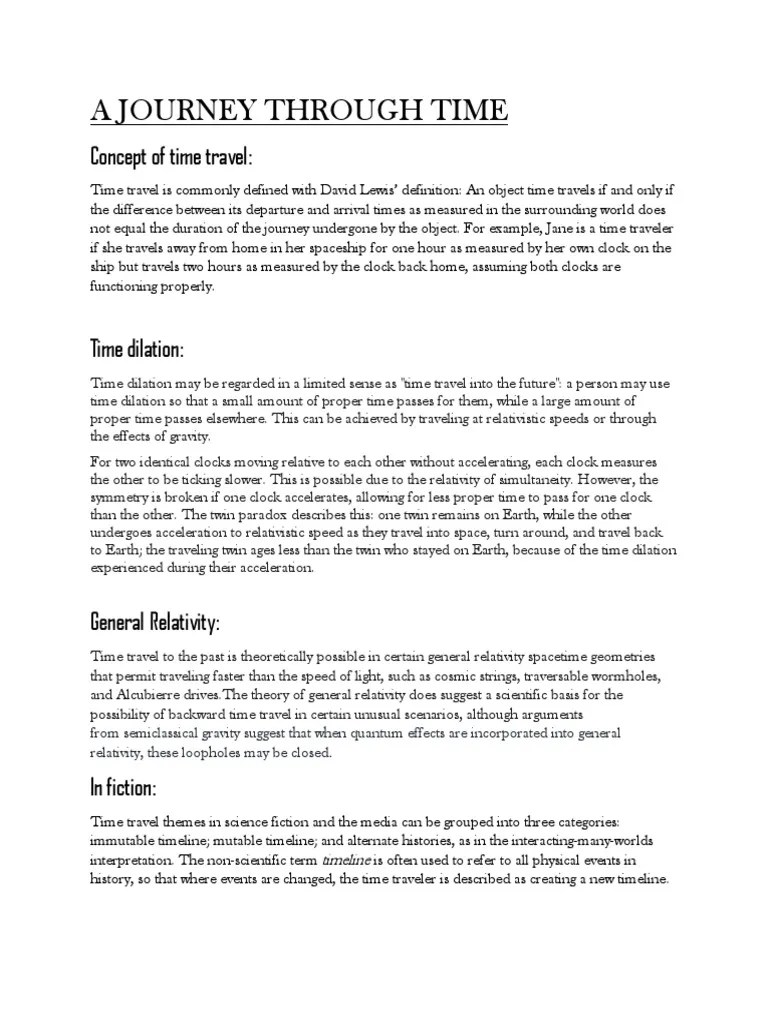 A Journey Through Time PDF