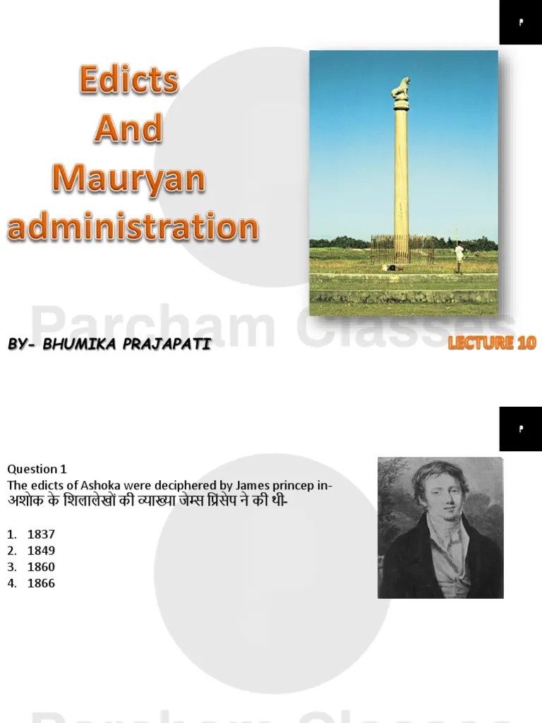 Lecture 10 Mauryan Administration 5147546 2022 10 28 15
