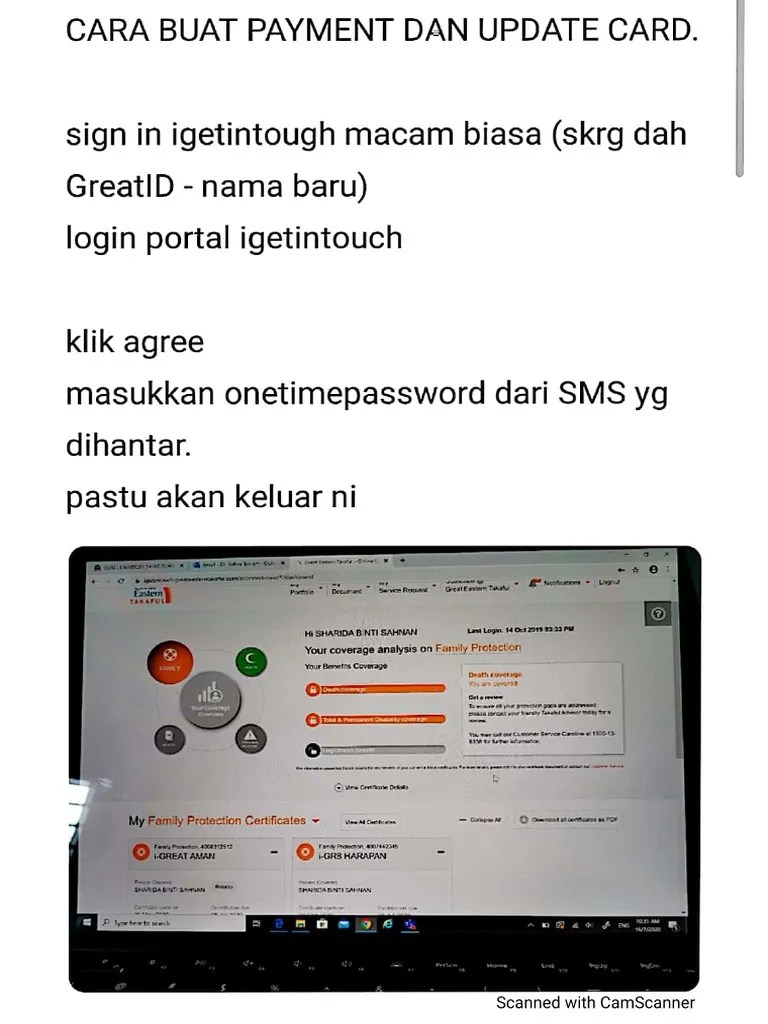 Cara Buat Bayaran Dan Update Bank Kad PDF