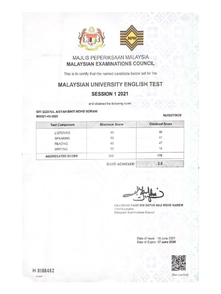 Siti Izzatul Aisyah Binti Mohd Sorani cn180042 (Slip Muet) PDF
