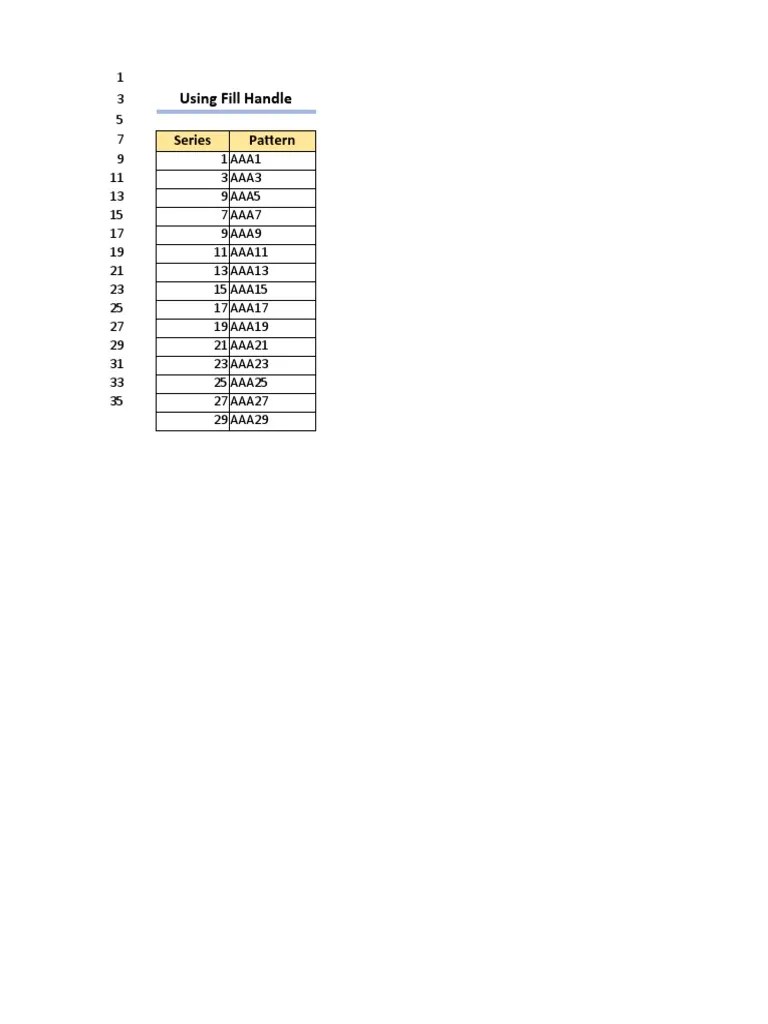 How To Fill Odd Numbers in Excel PDF