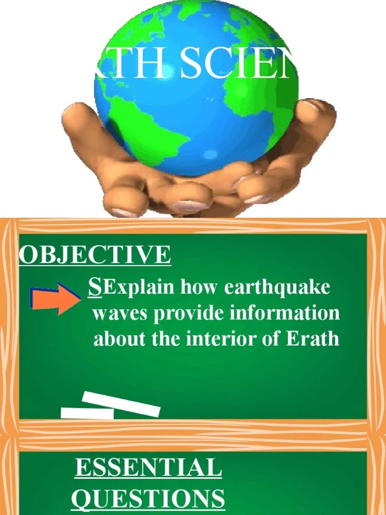 Earth's Interior Grade 8 PDF Waves Continuum Mechanics