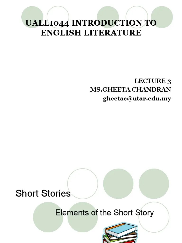 Introduction Short Story PDF Narration Plot (Narrative)