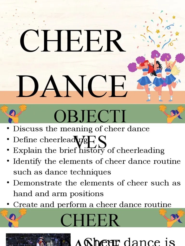 Cheerdance PDF Cheerleading Dances