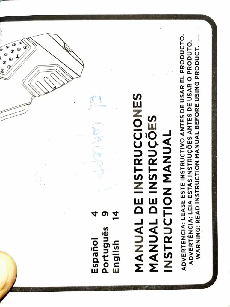 Languages and Page Counts of Multilingual Instruction Manual PDF