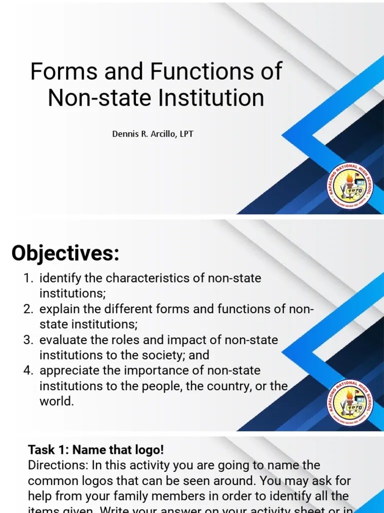 Forms and Functions of Non State Institution PDF Cooperative Banks