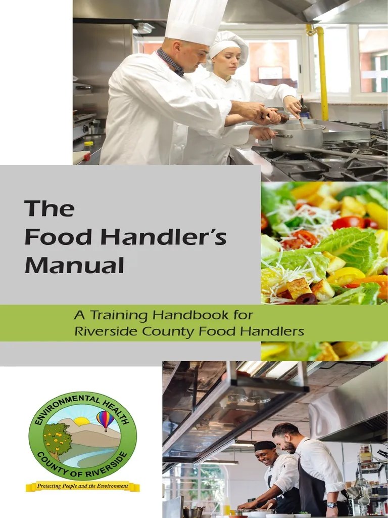 Food Handler Study Guide ENGLISH PDF Foodborne Illness Hand Washing