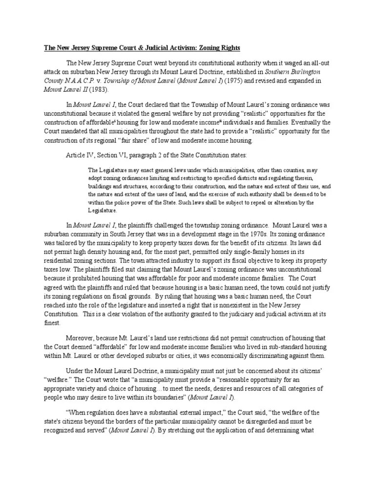 MT Laurel Report Final PDF Zoning Virtue