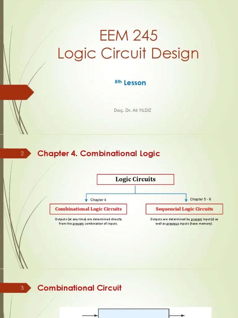 08 EEM245 Logic PDF Logic Gate Boolean Algebra