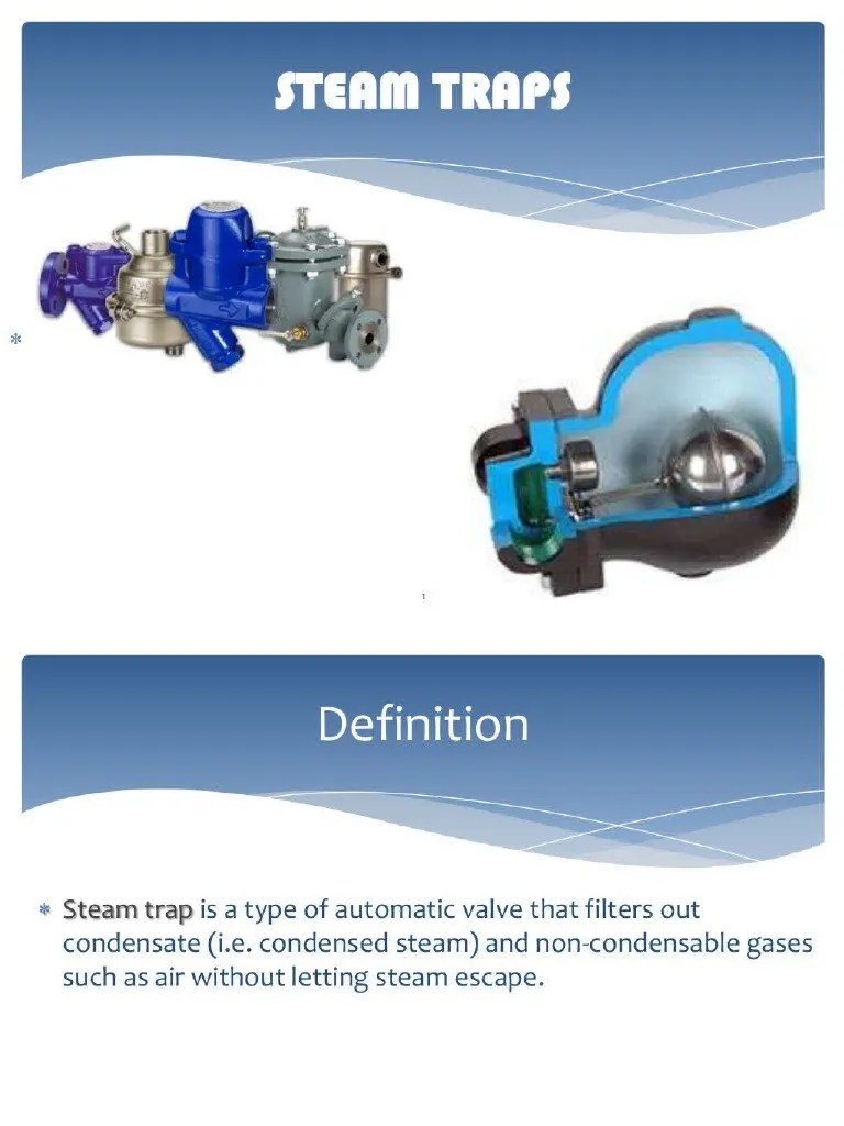 Steam Traps and Their Types PDF