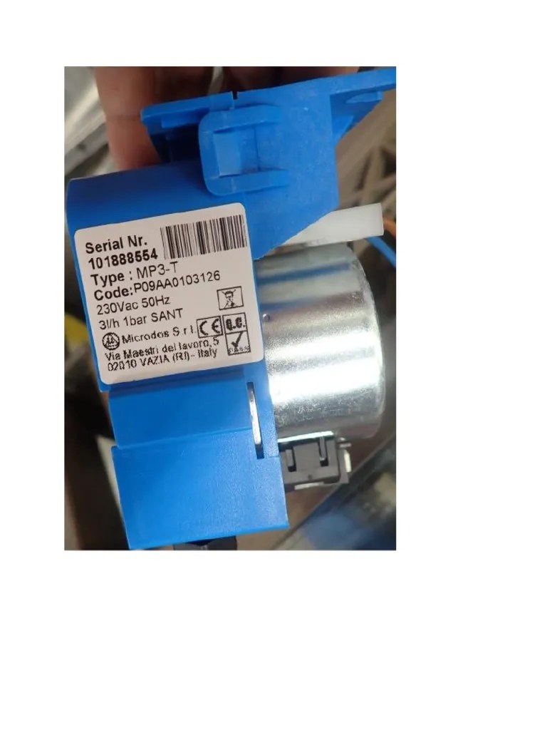 Dishwasher Pump Specs | PDF