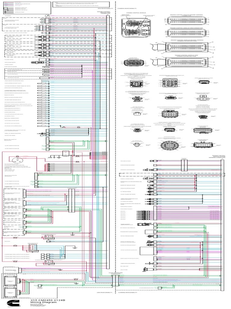 X15 CM2450 X124B Wiring Diagram PDF Throttle Diesel Engine