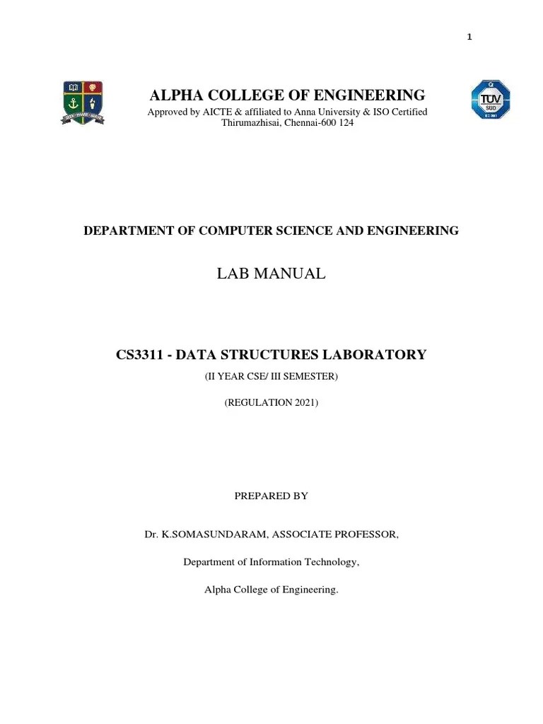 CS3311 DS Lab Manual PDF Queue (Abstract Data Type) Theoretical