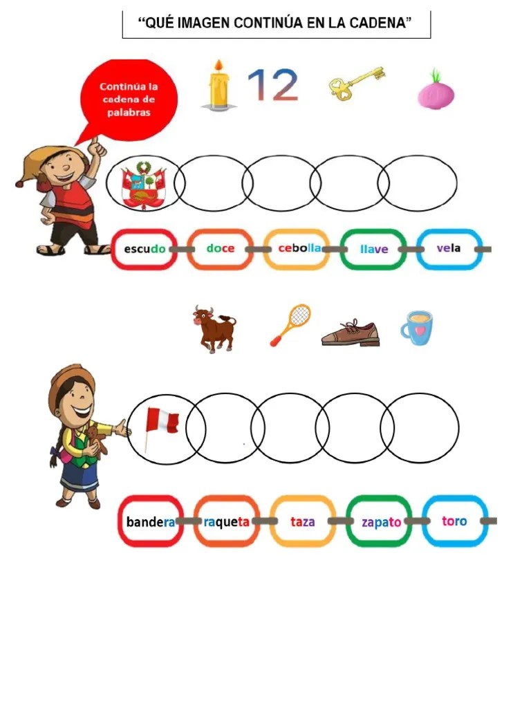 Cadena de Palabras PDF