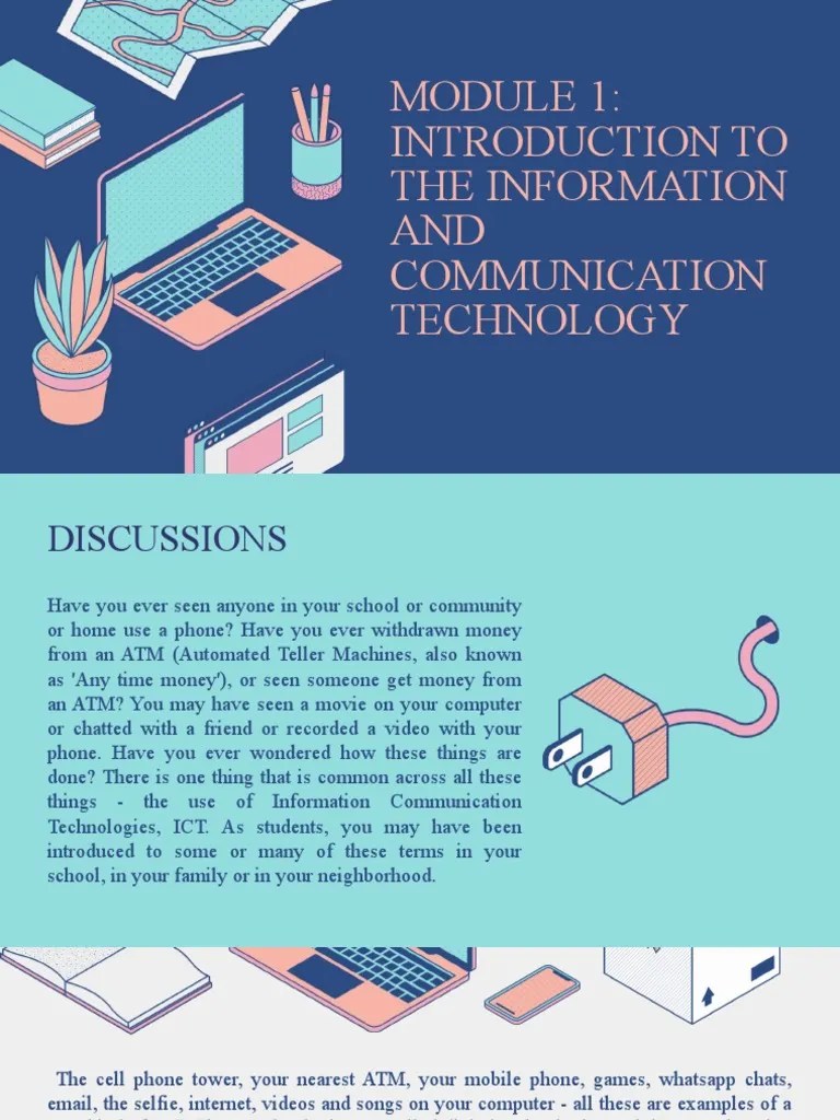 Module 1 Introduction To The Information and Communication Technology