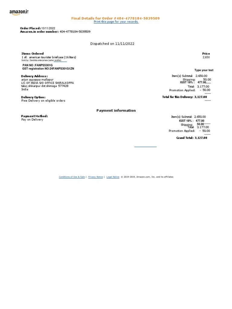 Amazon Briefcase Bill PDF Business Law Business