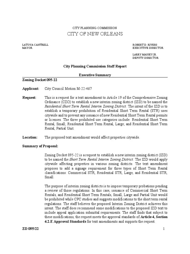 ZD09522 Preliminary Staff Report 012423 PDF Zoning Commerce Clause