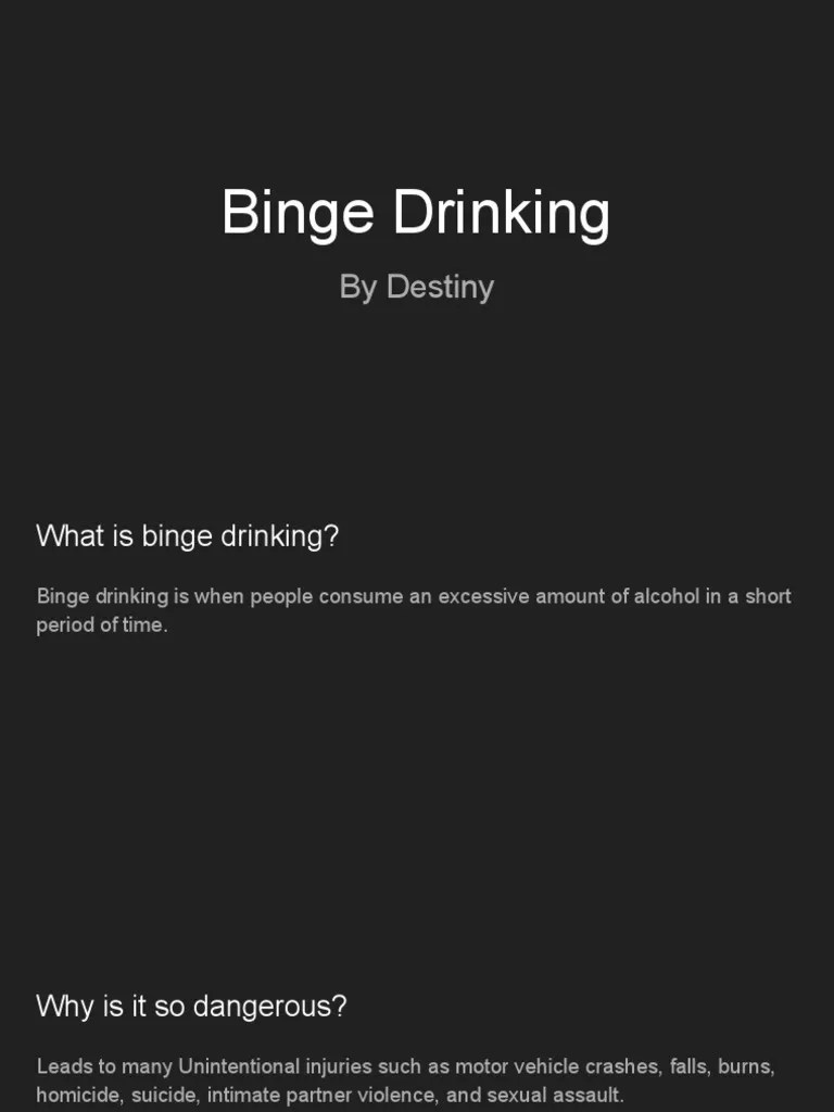 Binge Drinking PDF