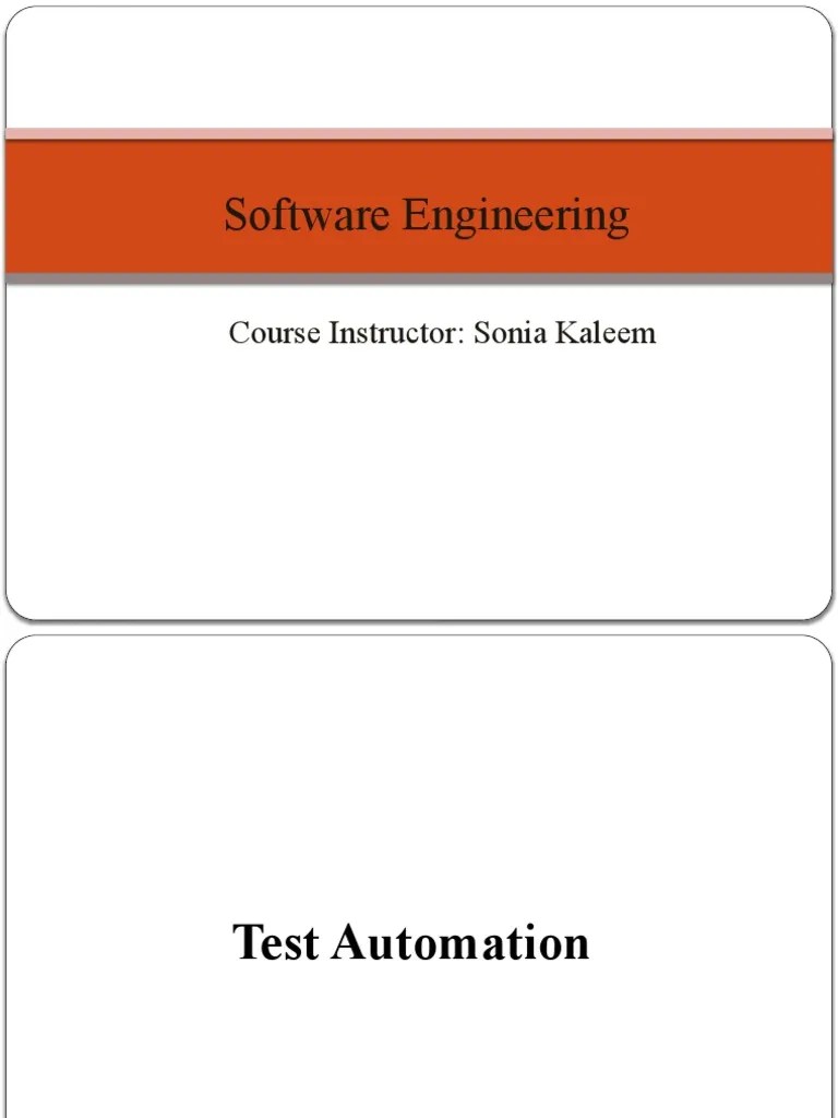 Testing in Software Engineering PDF Software Testing Computing