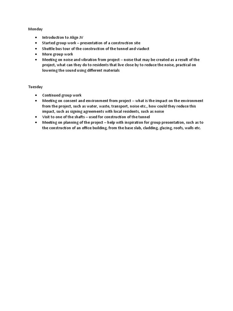 Align JV Work Experience PDF