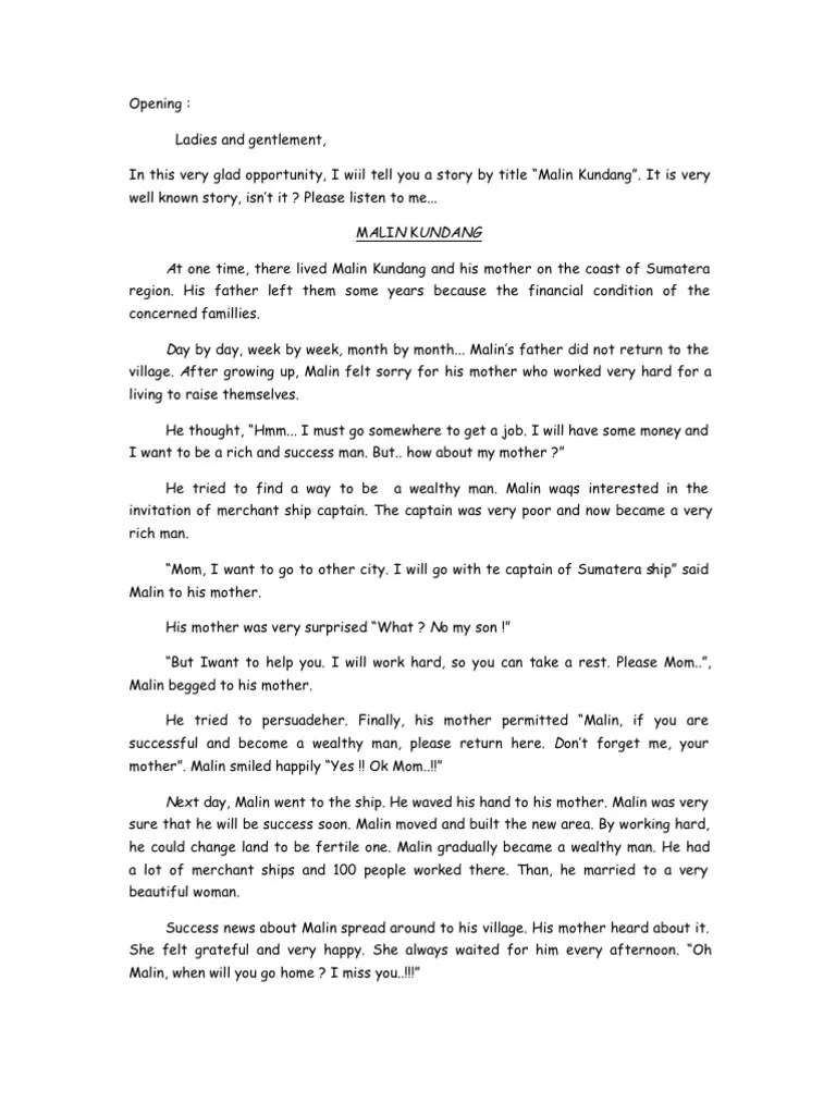 Naskah Story Telling Bawang Merah Dan Bawang Putih