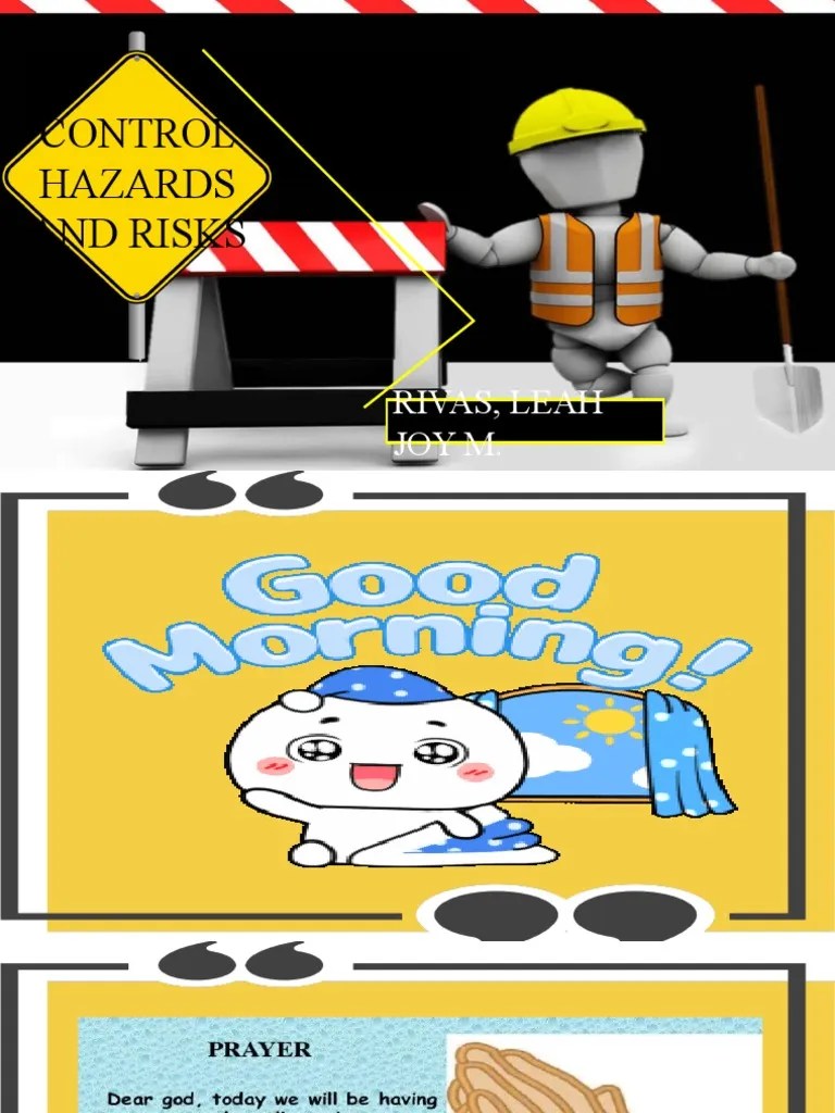 Methods in Controlling Hazards and Risk PDF Personal Protective