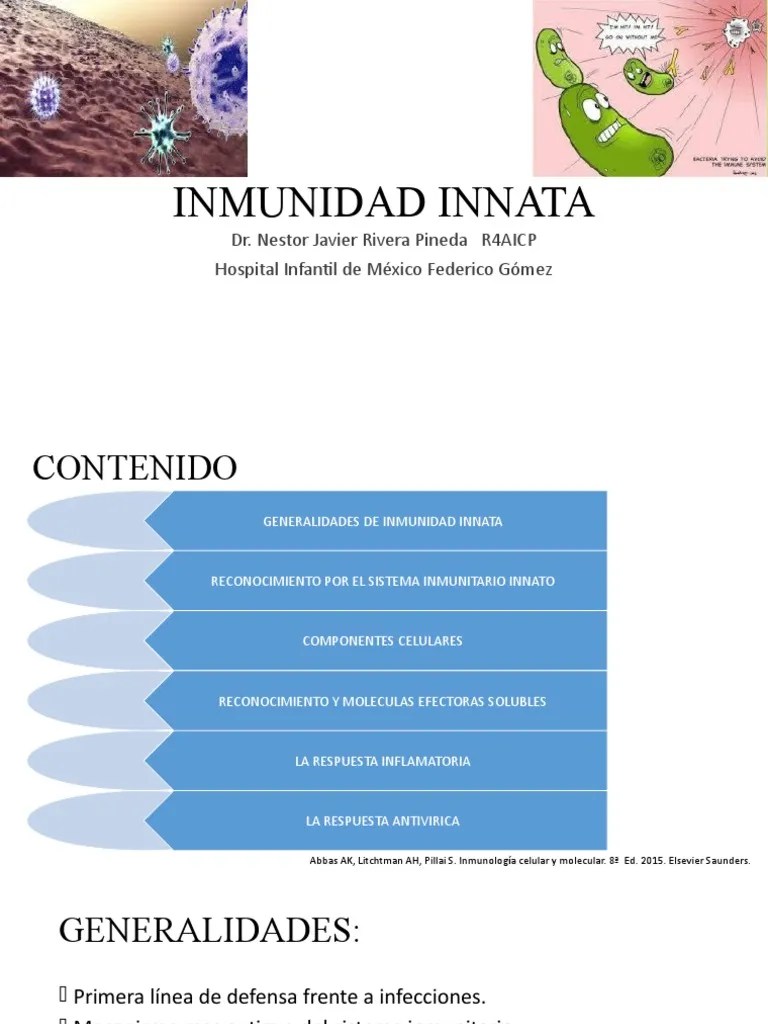 Inmunidad Innata Nestor Rivera Pineda PDF Sistema complementario