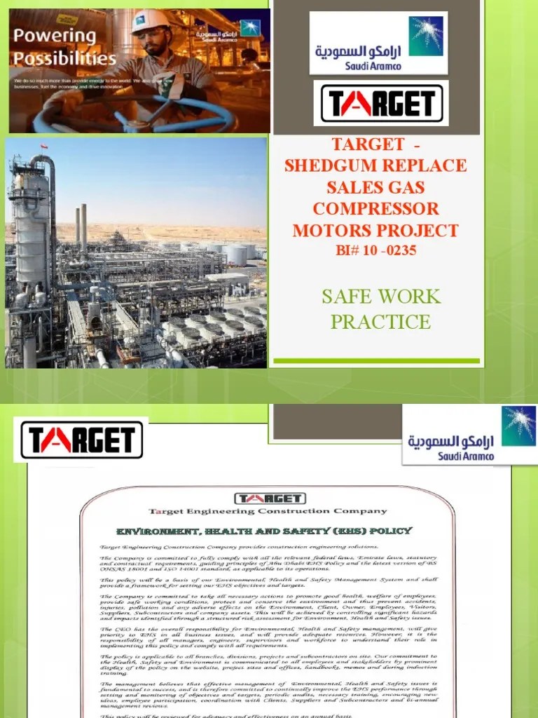 Safety Presentation Aramco PDF Personal Protective Equipment Safety