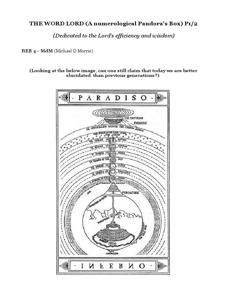 The WORD LORD A Numerological Pandoras B PDF