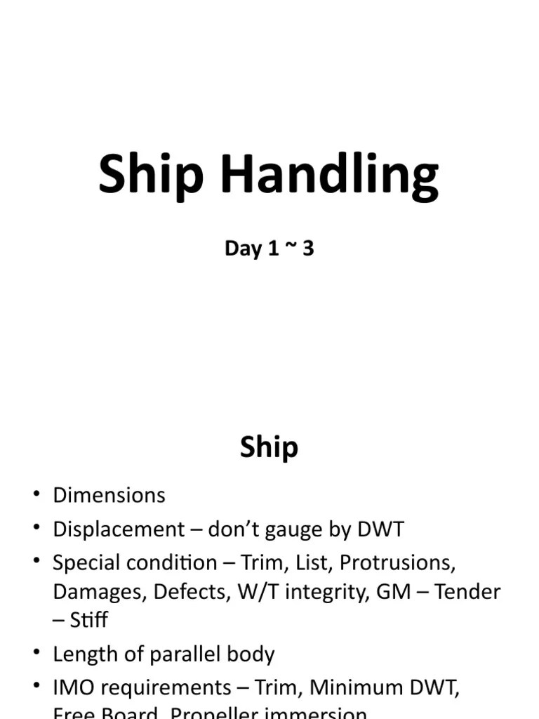 02 Ship Handling PDF