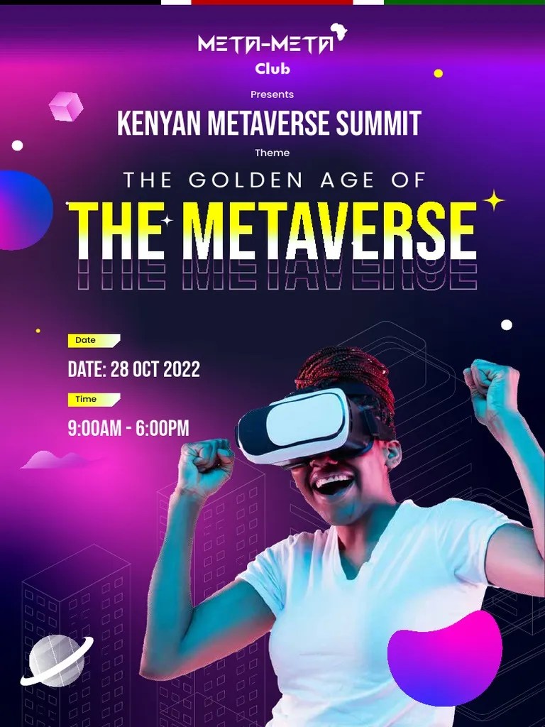 KENYAN Metaverse Summit Pitch Deck 22 9 PDF Augmented Reality