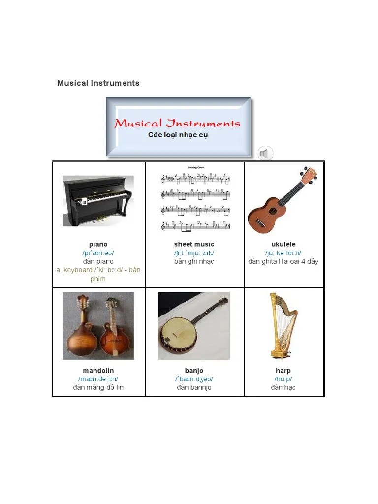 Musical Instruments PDF