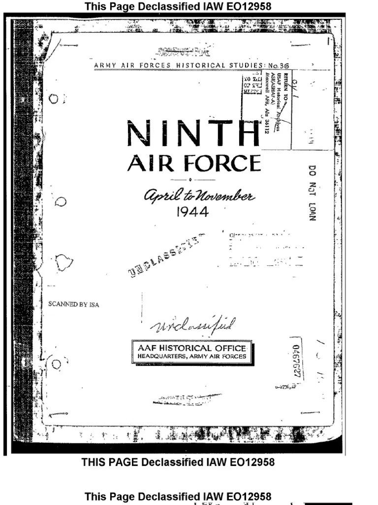 WWII 9th Air Force History