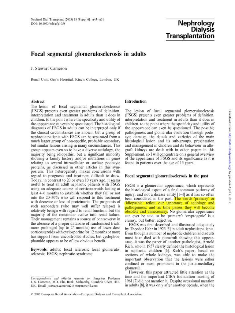 Gefs en Adultos Cameron NDT 03 PDF Urology Diseases And Disorders