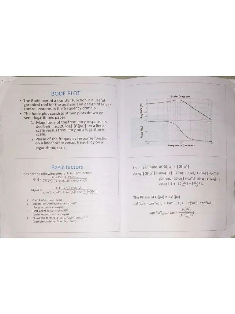 Control System Notes PDF