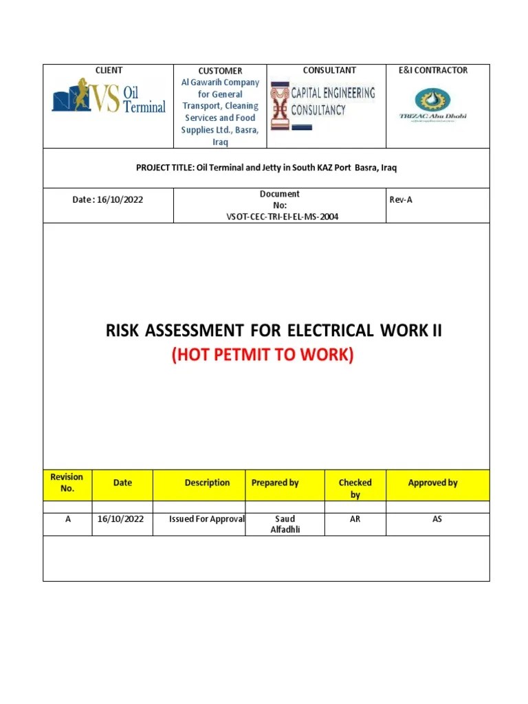 JHAscaffolding & Hot Work For Trizac PDF Welding Construction