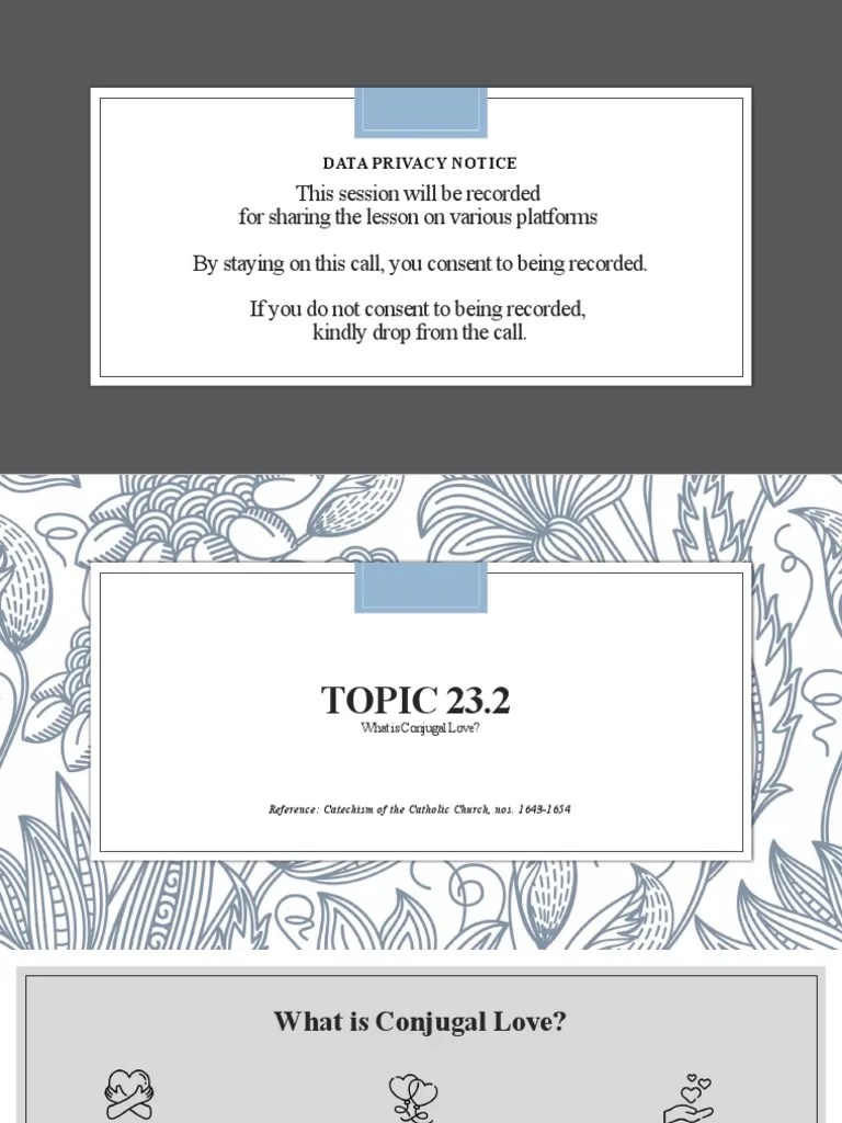 23.2 What Is Conjugal Love PDF Love Marriage