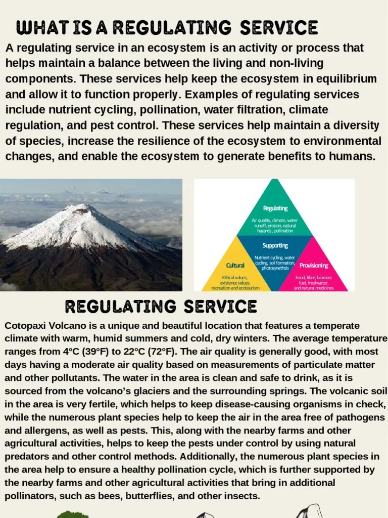 What Is A Regulating Service PDF Ecosystem Pollination