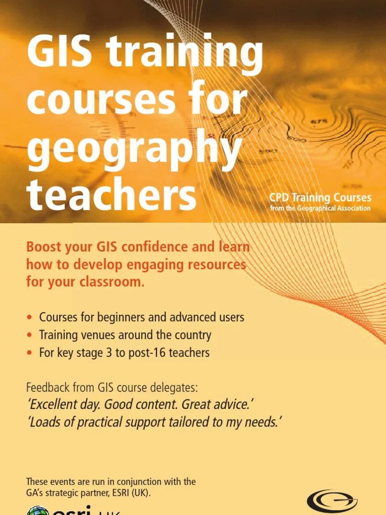 GA GIS flyer Geographic Information System Communication Free 30