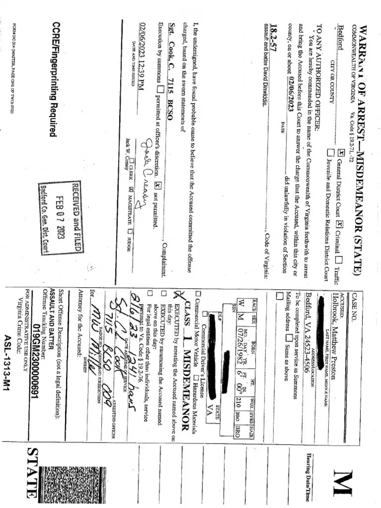 Arrest Warrant PDF