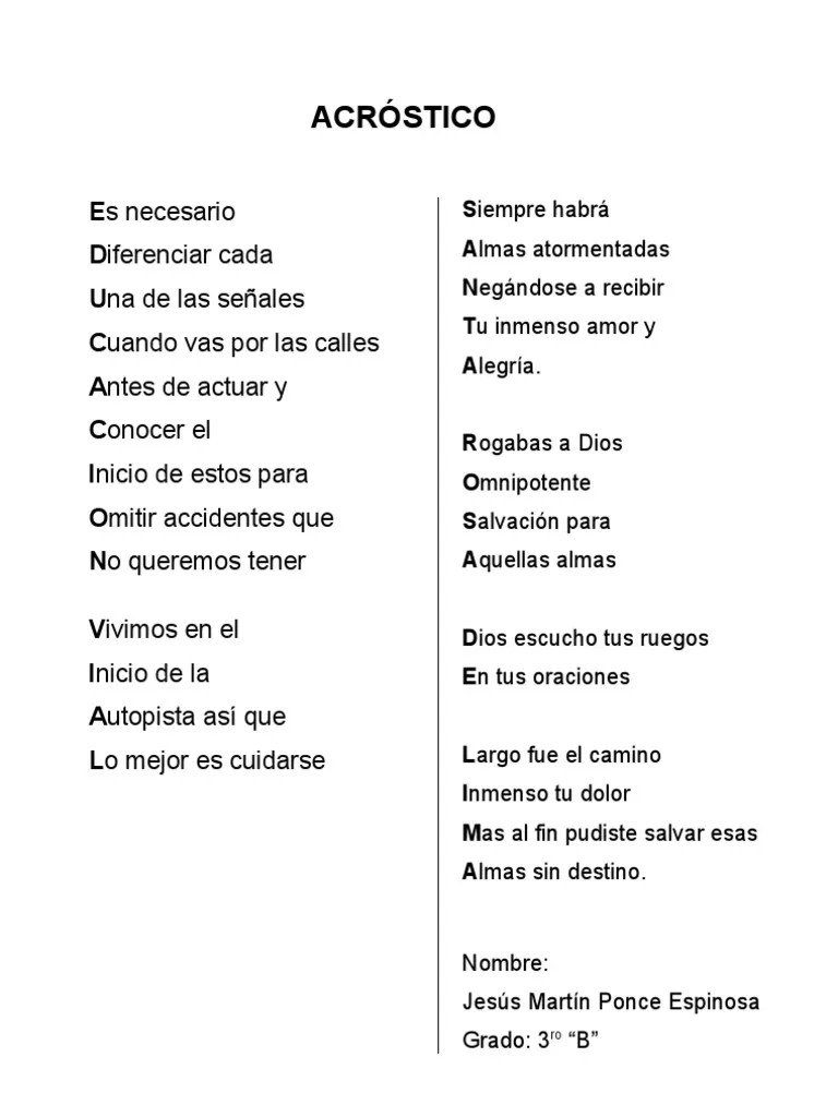 ACRÓSTICO