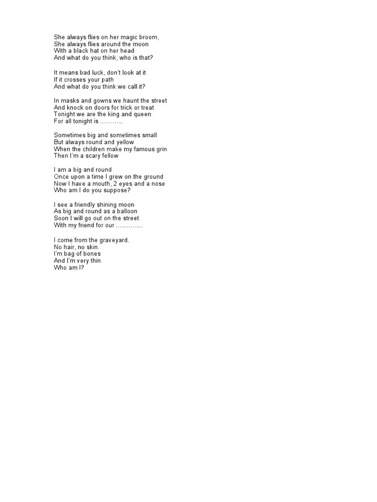 Halloween Riddles | PDF