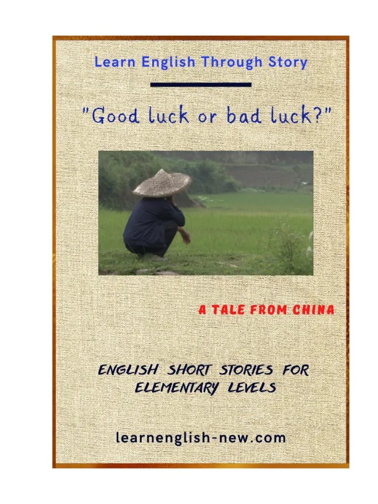 L5 Good Luck Bad Luck Extensive Reading PDF