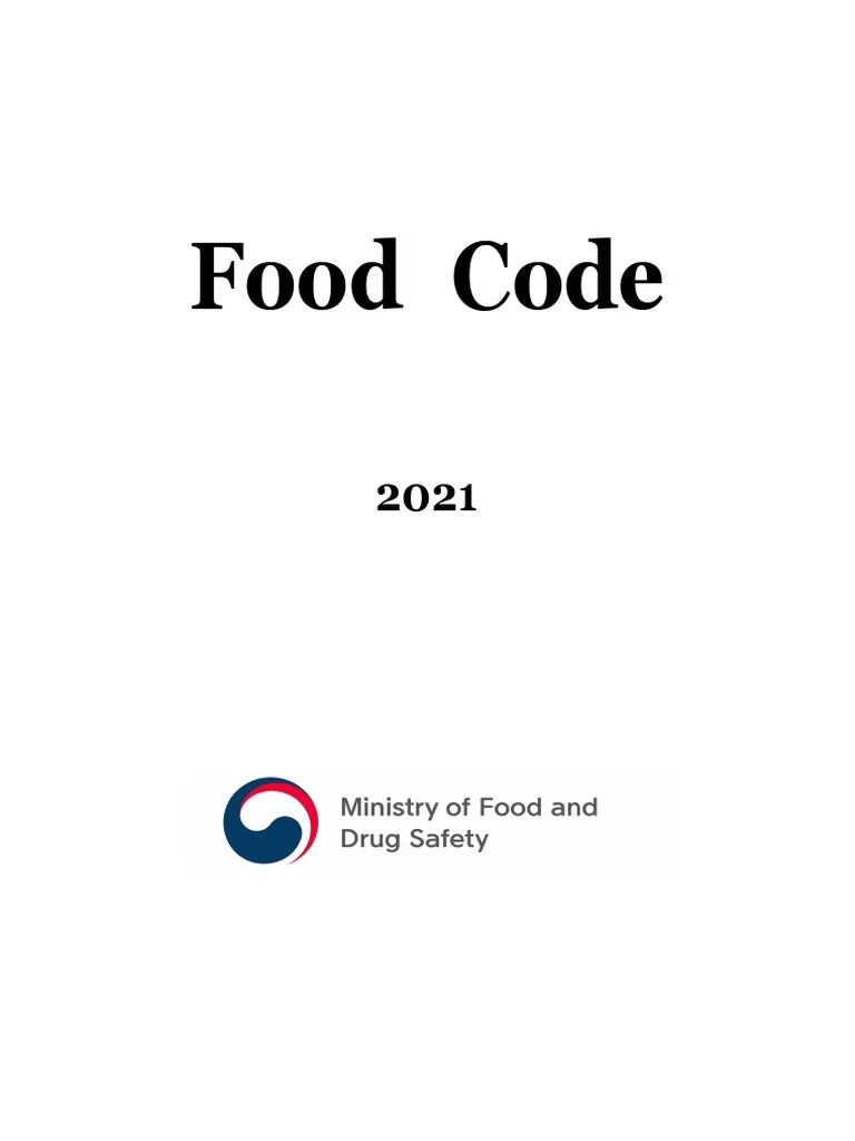 FOOD CODE (No.202154) PDF Ph Bivalvia