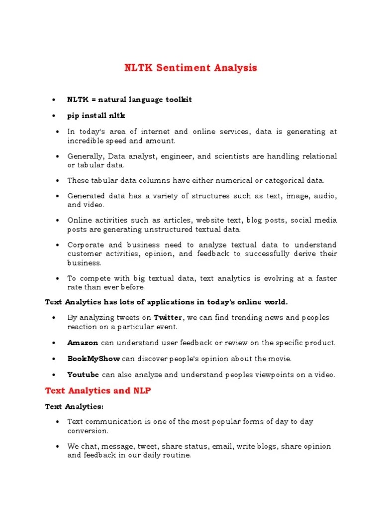 NLTK PDF Part Of Speech Human Communication