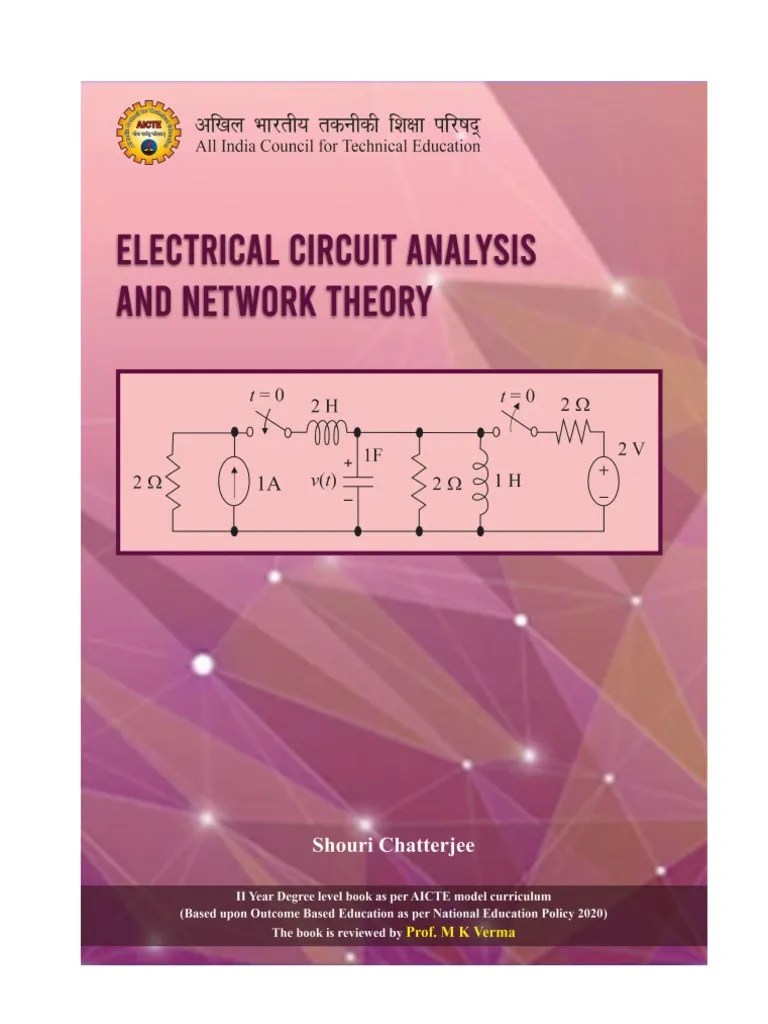 Electrical Circuit Analysis & Network Theory AICTE Book PDF